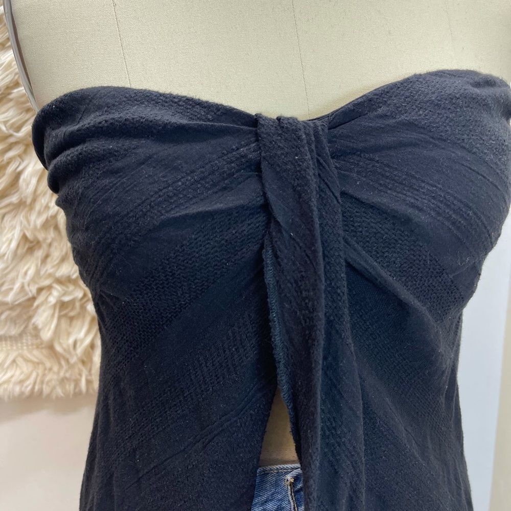 🅢🅐🅛🅔 Free People Tube Maxi Length Gauge Top Strapless Crop Long Top - Picture 6 of 15